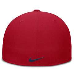 Chicago Cubs Nike Wordmark Dri-FIT Round Bill True Fitted Hat Lifestyle