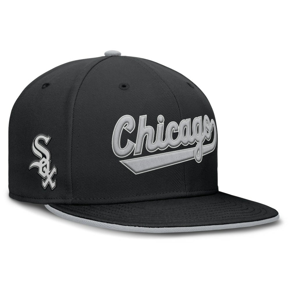 Chicago White Sox Nike Primetime Dri-FIT Round Bill True Fitted Hat discount