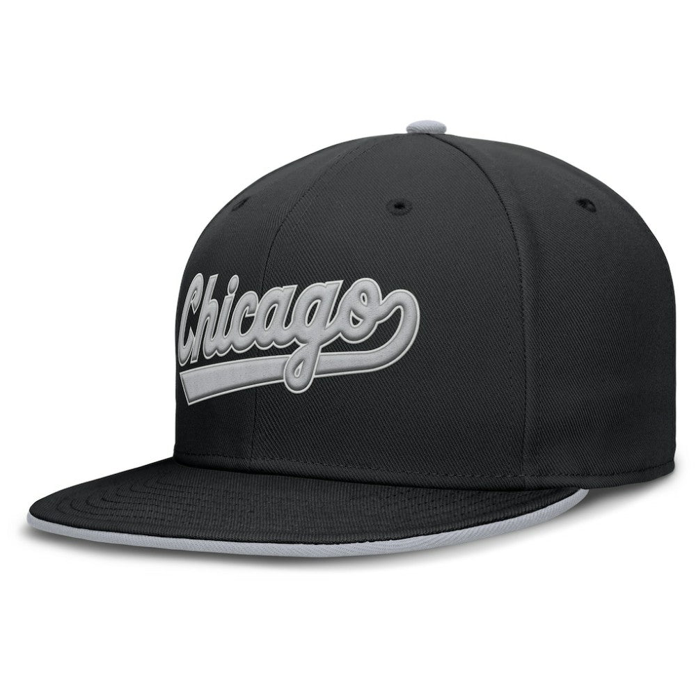 Chicago White Sox Nike Primetime Dri-FIT Round Bill True Fitted Hat discount