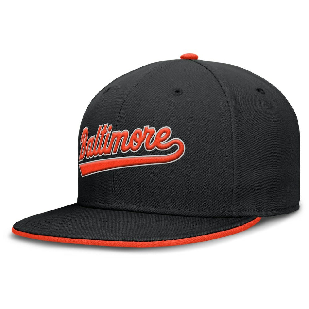 Baltimore Orioles Nike Primetime Dri-FIT Round Bill True Fitted Hat for sale