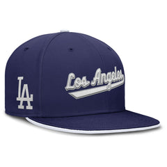Los Angeles Dodgers Nike Primetime Dri-FIT Round Bill True Fitted Hat Online