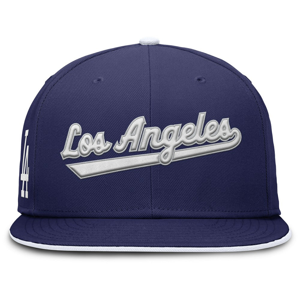 Los Angeles Dodgers Nike Primetime Dri-FIT Round Bill True Fitted Hat Online