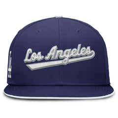 Los Angeles Dodgers Nike Primetime Dri-FIT Round Bill True Fitted Hat Online