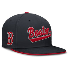 Boston Red Sox Nike Primetime Dri-FIT Round Bill True Fitted Hat Clearance