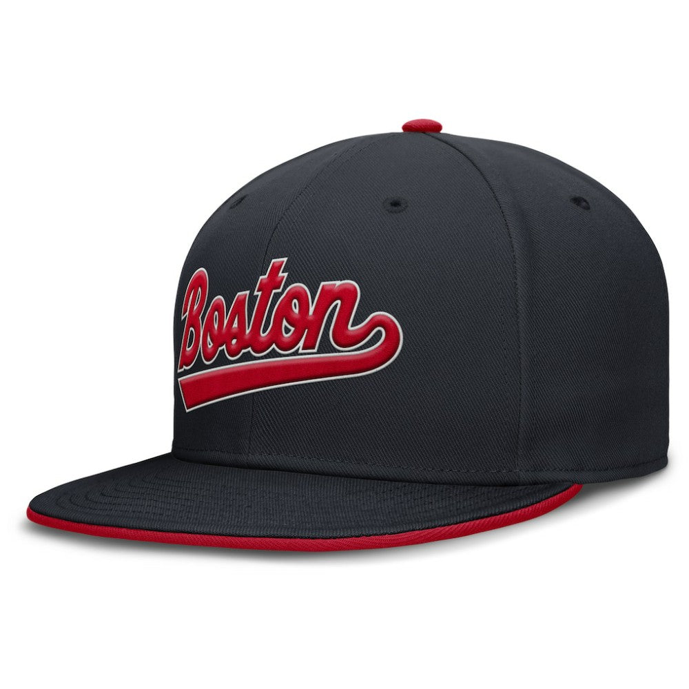Boston Red Sox Nike Primetime Dri-FIT Round Bill True Fitted Hat Clearance
