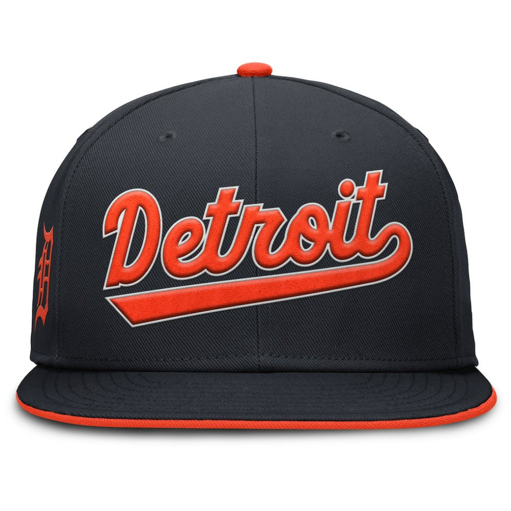 Detroit Tigers Nike Primetime Dri-FIT Round Bill True Fitted Hat On Sale