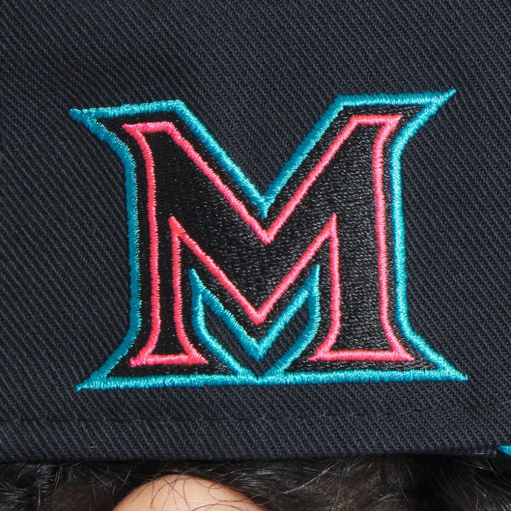 Miami Marlins Nike 2025 City Connect Performance Fitted Hat Clearance