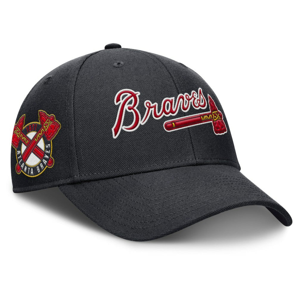 Atlanta Braves Nike Rise Gaberdine Adjustable Hat discount
