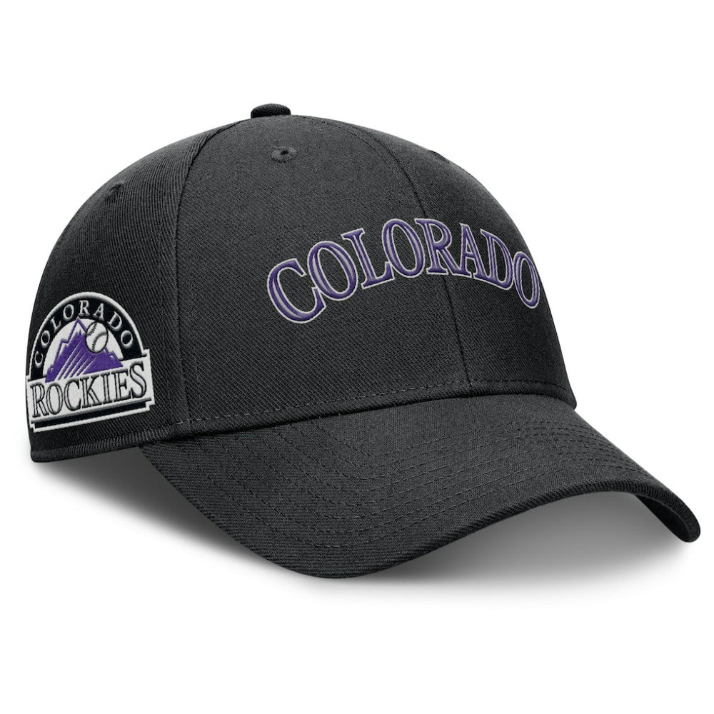 Colorado Rockies Nike Rise Gaberdine Adjustable Hat Clearance