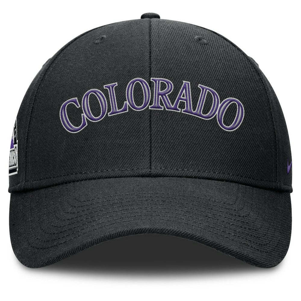 Colorado Rockies Nike Rise Gaberdine Adjustable Hat Clearance
