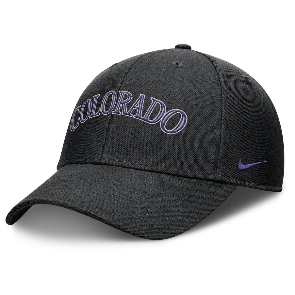 Colorado Rockies Nike Rise Gaberdine Adjustable Hat Clearance