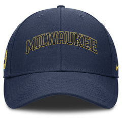 Milwaukee Brewers Nike Rise Gaberdine Adjustable Hat for sale