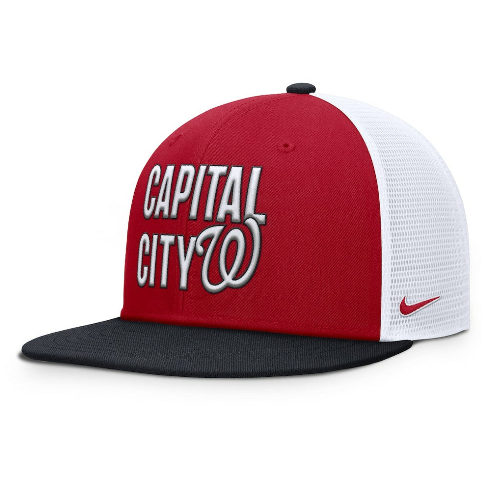 Washington Nationals Nike Pro Trucker Snapback Hat Clearance