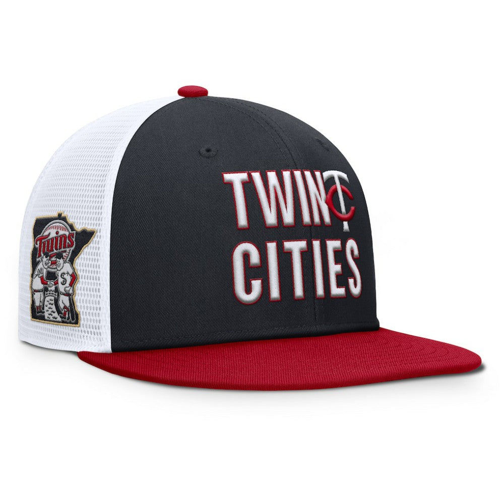 Minnesota Twins Nike Pro Trucker Snapback Hat Lifestyle