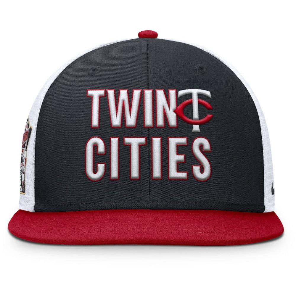 Minnesota Twins Nike Pro Trucker Snapback Hat Lifestyle
