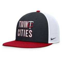 Minnesota Twins Nike Pro Trucker Snapback Hat Lifestyle