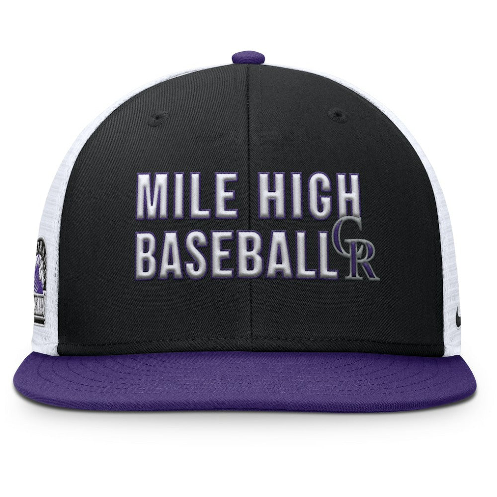 Colorado Rockies Nike Pro Trucker Snapback Hat Online