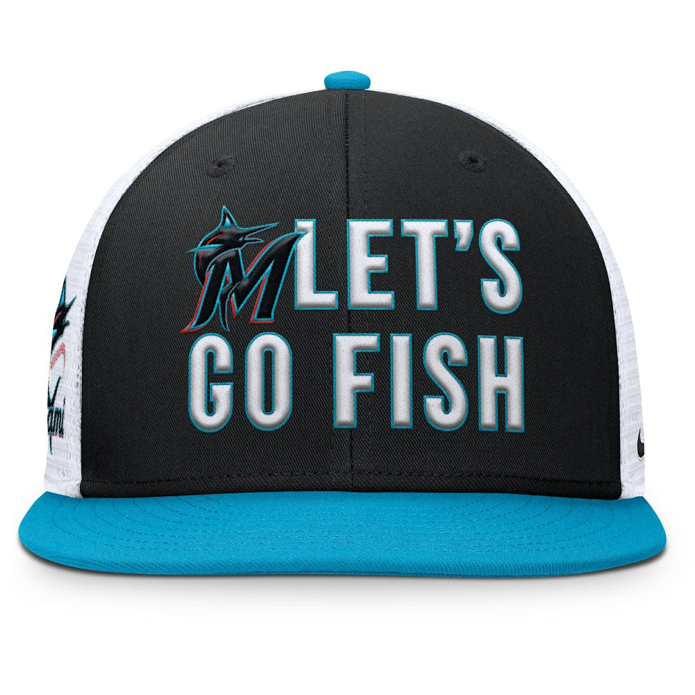 Miami Marlins Nike Pro Performance Trucker Snapback Hat discount