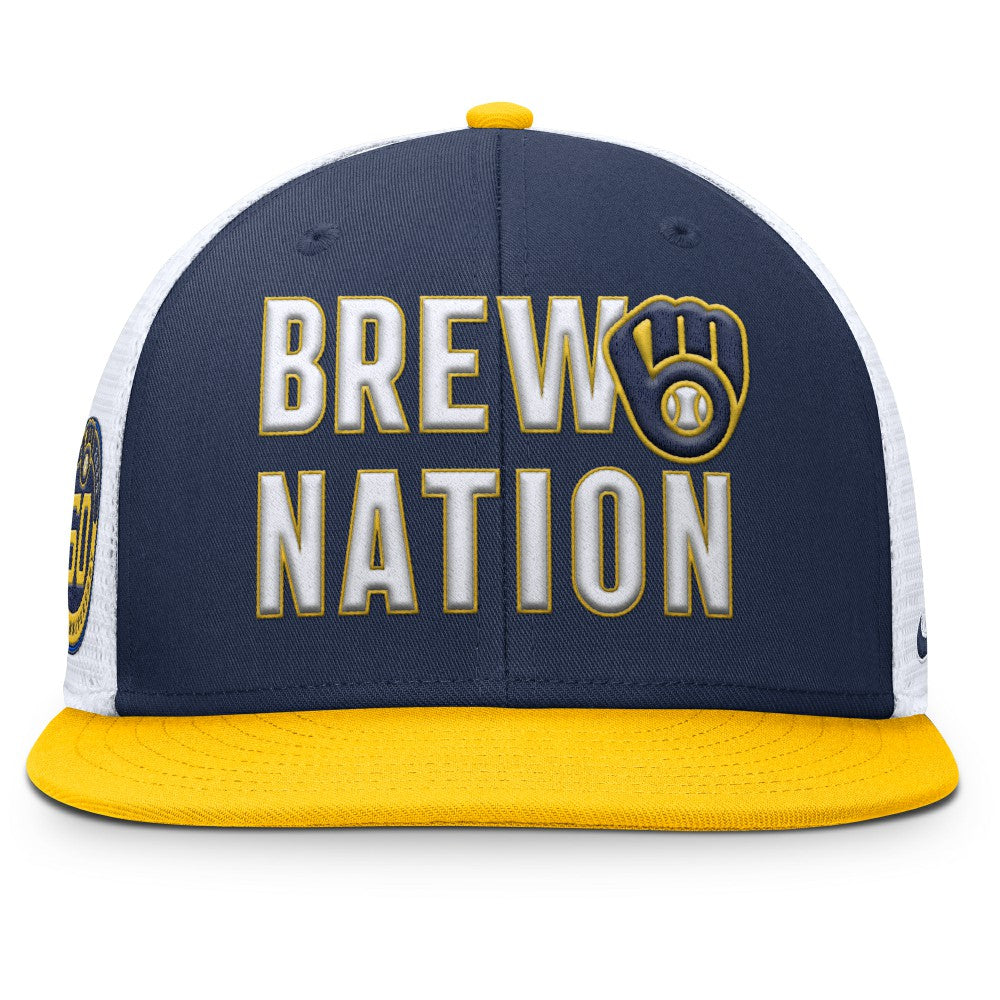Milwaukee Brewers Nike Pro Trucker Snapback Hat Near Me