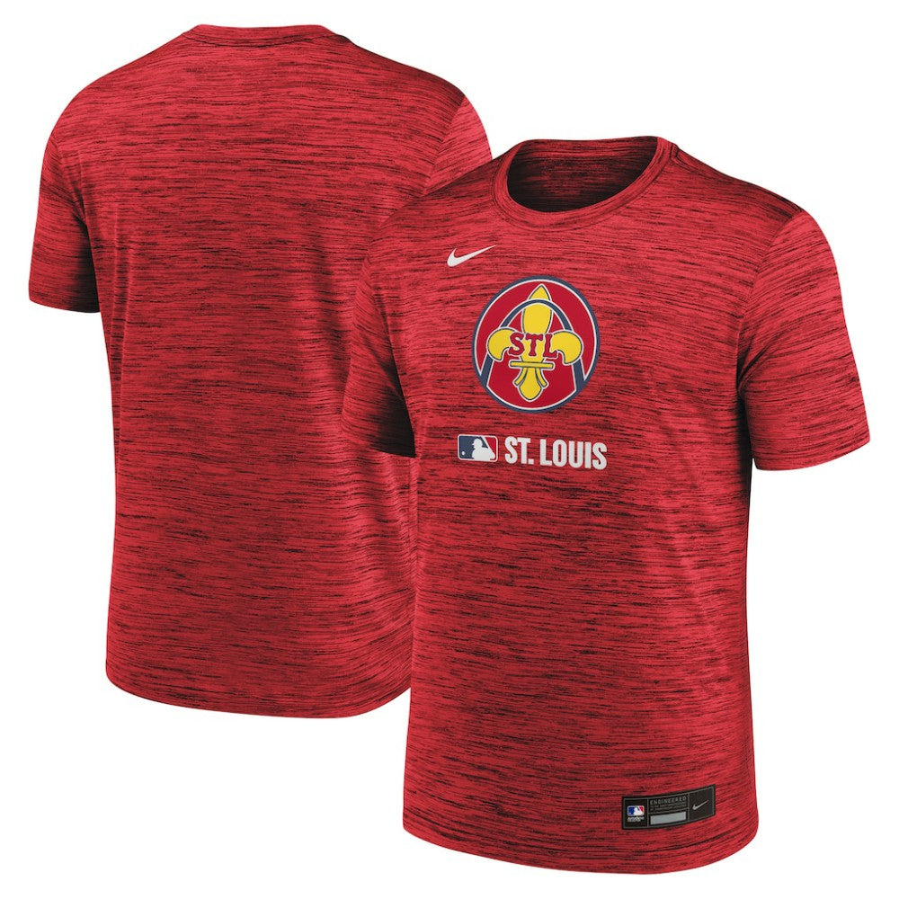 St. Louis Cardinals Nike Authentic Collection City Connect Velocity Dri-FIT T-Shirt Lifestyle