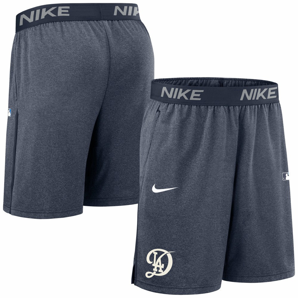 Los Angeles Dodgers Nike Authentic Collection City Connect Performance Knit Shorts On Sale
