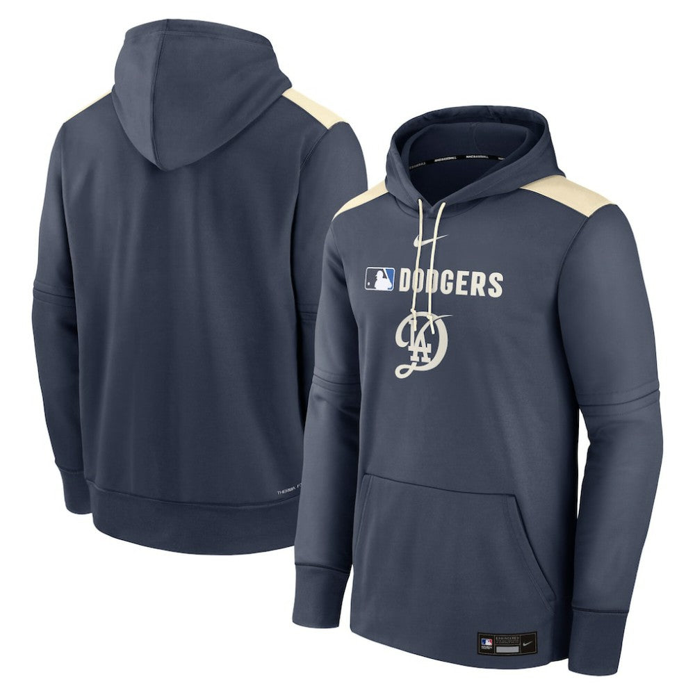 Los Angeles Dodgers Nike Authentic Collection City Connect Therma Pullover Hoodie discount