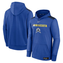 Minnesota Twins Nike Authentic Collection City Connect Therma Pullover Hoodie Lifestyle
