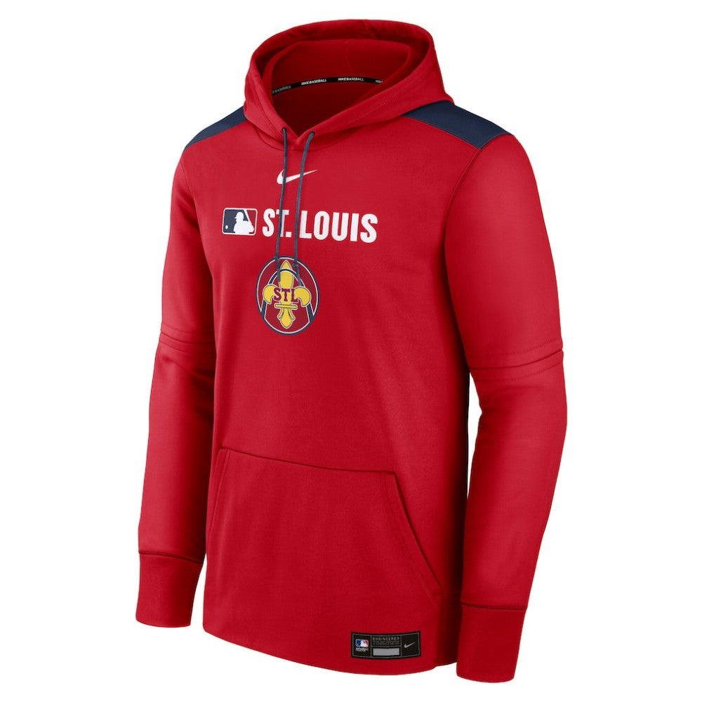 St. Louis Cardinals Nike Authentic Collection City Connect Therma Pullover Hoodie Near Me