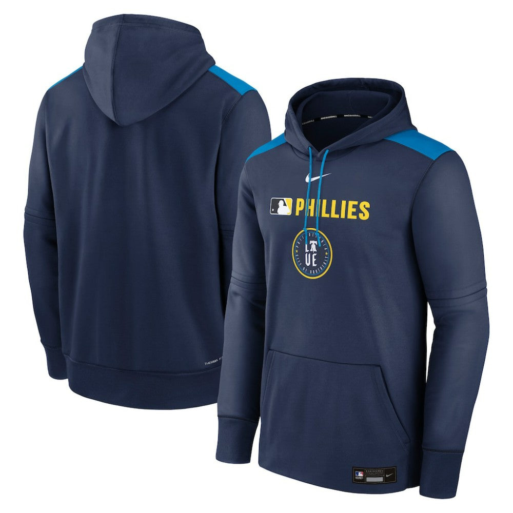 Philadelphia Phillies Nike Authentic Collection City Connect Therma Pullover Hoodie Sale