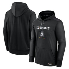 Baltimore Orioles Nike Authentic Collection City Connect Therma Pullover Hoodie Sale