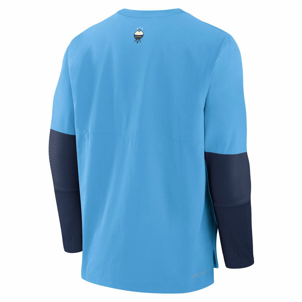 Milwaukee Brewers Nike 2025 City Connect Authentic Collection Player Dri-FIT Lightweight Pullover for sale