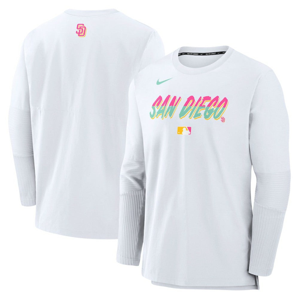 San Diego Padres Nike 2025 City Connect Authentic Collection Player Dri-FIT Lightweight Pullover Sale