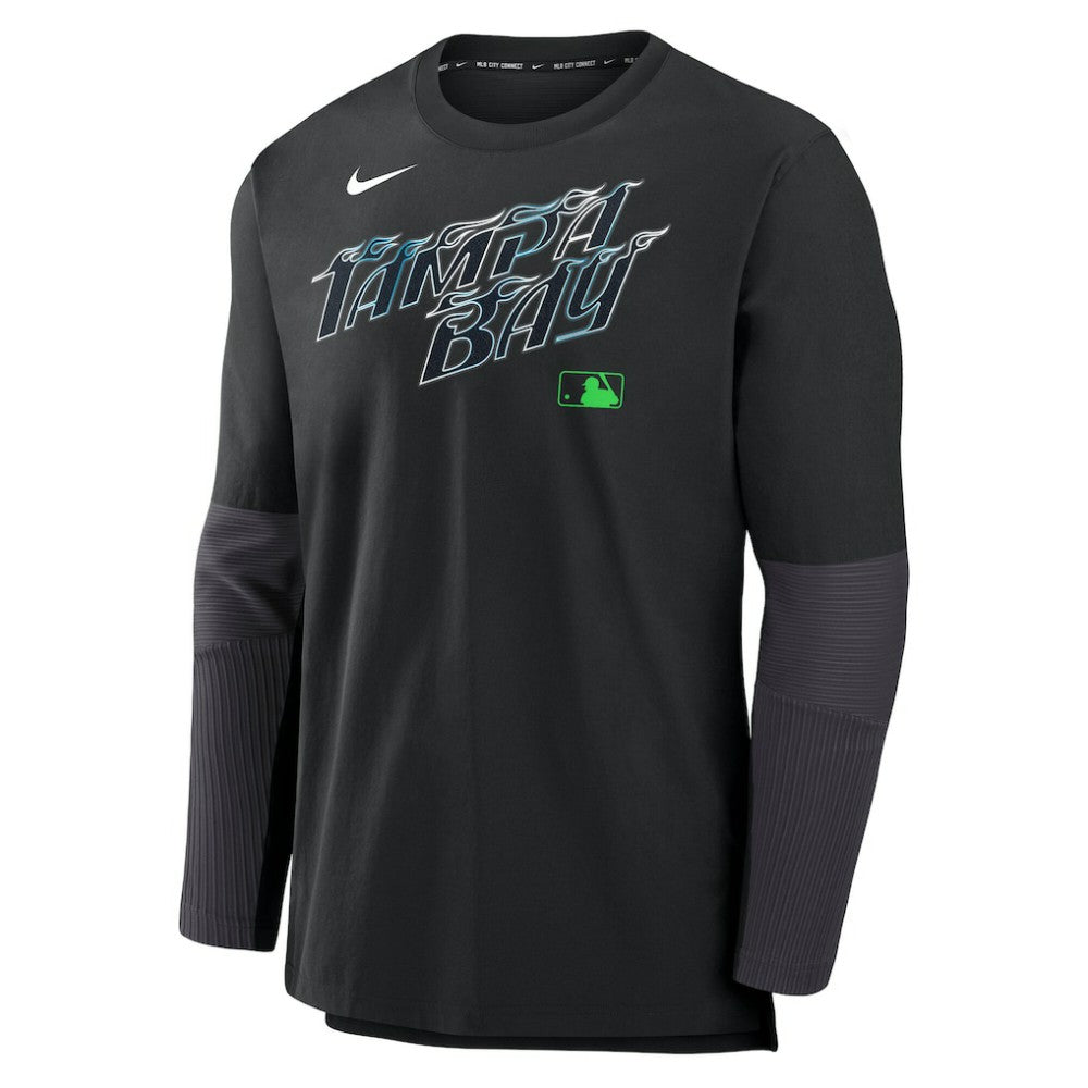 Tampa Bay Rays Nike 2025 City Connect Authentic Collection Player Dri-FIT Lightweight Pullover Online