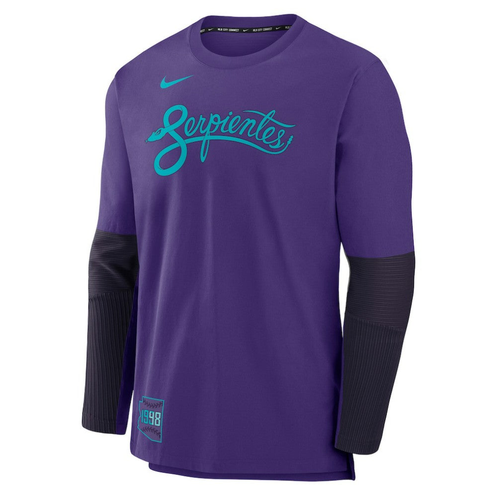 Arizona Diamondbacks Nike 2025 City Connect Authentic Collection Player Dri-FIT Lightweight Pullover On Sale
