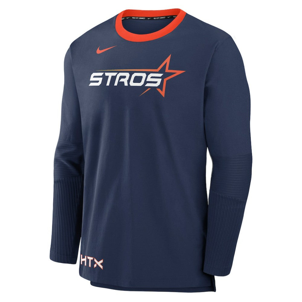 Houston Astros Nike 2025 City Connect Authentic Collection Lightweight Player Performance Long Sleeve Top Online