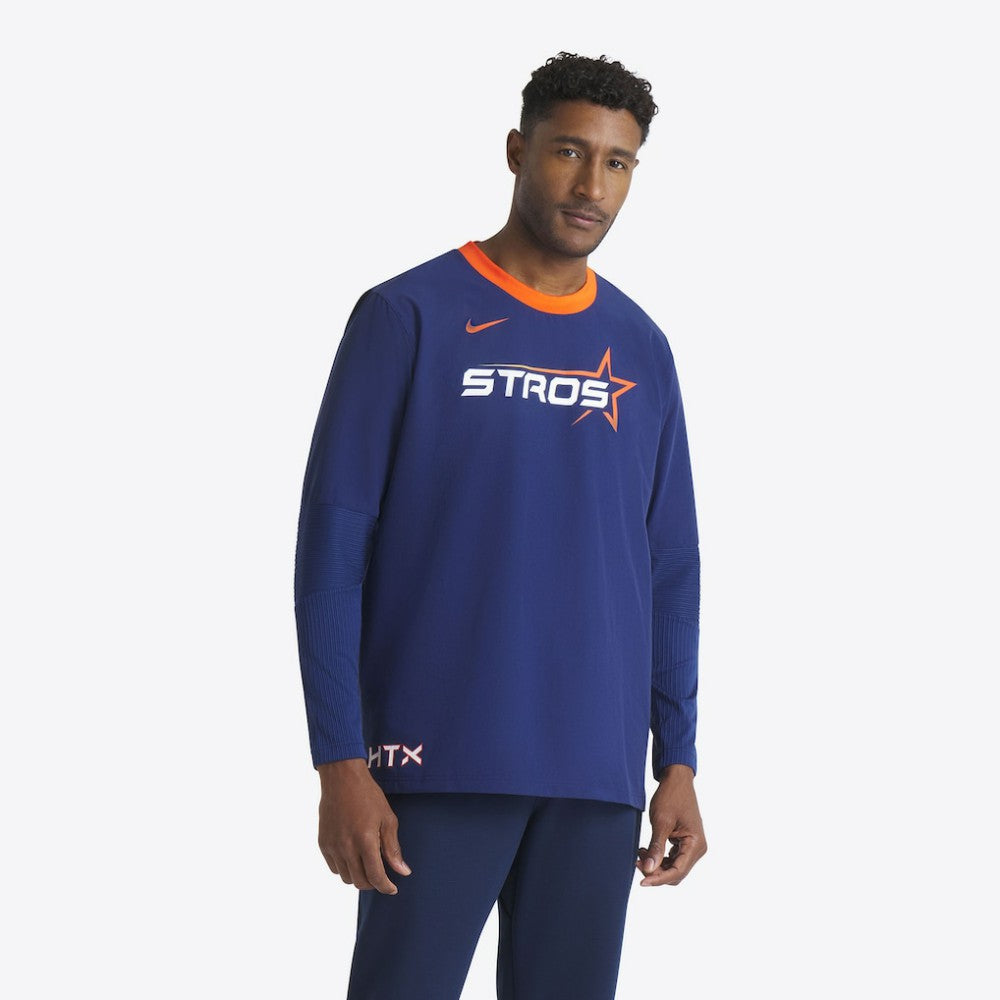 Houston Astros Nike 2025 City Connect Authentic Collection Lightweight Player Performance Long Sleeve Top Online