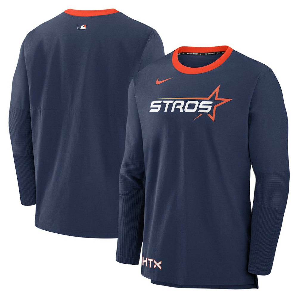 Houston Astros Nike 2025 City Connect Authentic Collection Lightweight Player Performance Long Sleeve Top Online