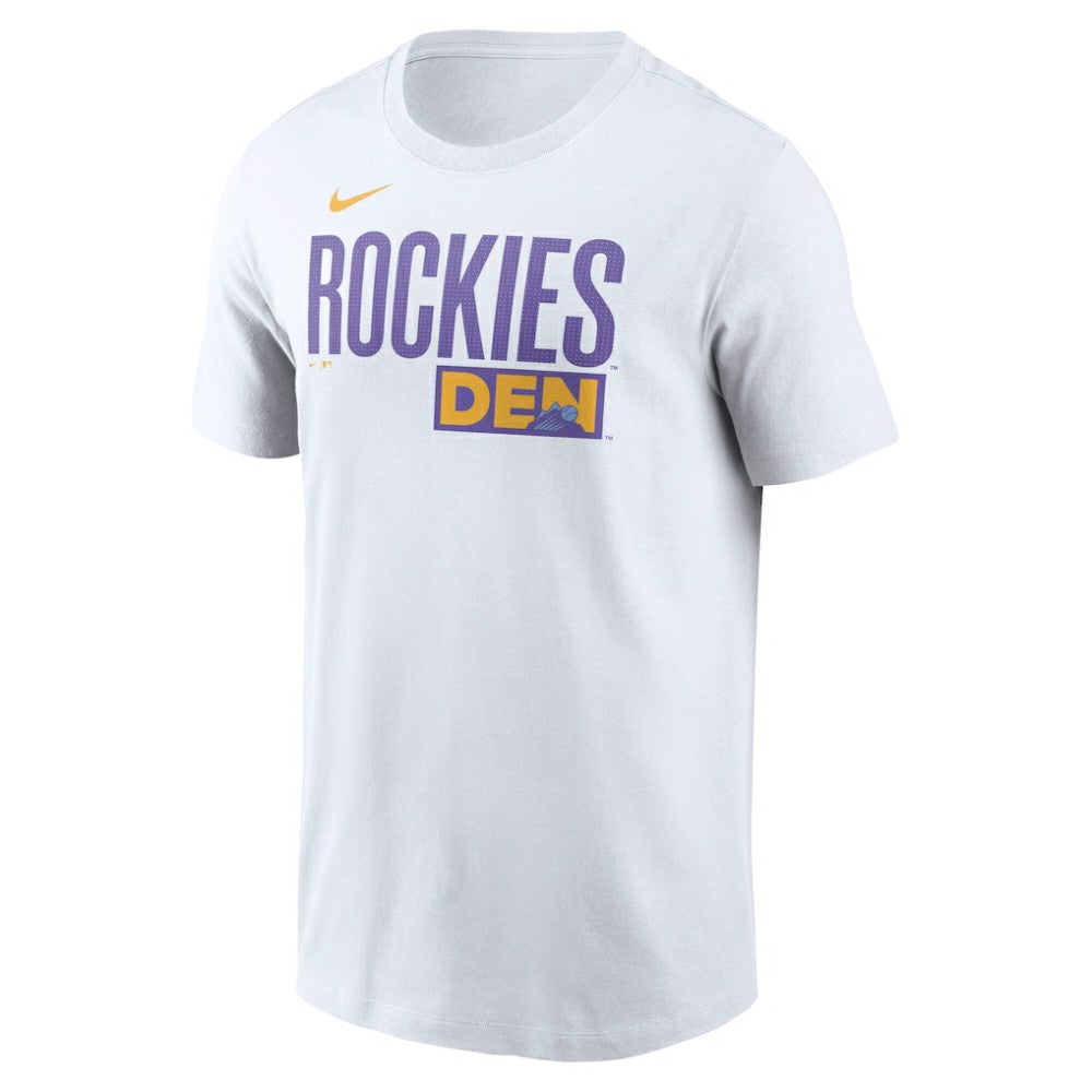 Colorado Rockies Nike City Connect Wordmark T-Shirt Near Me