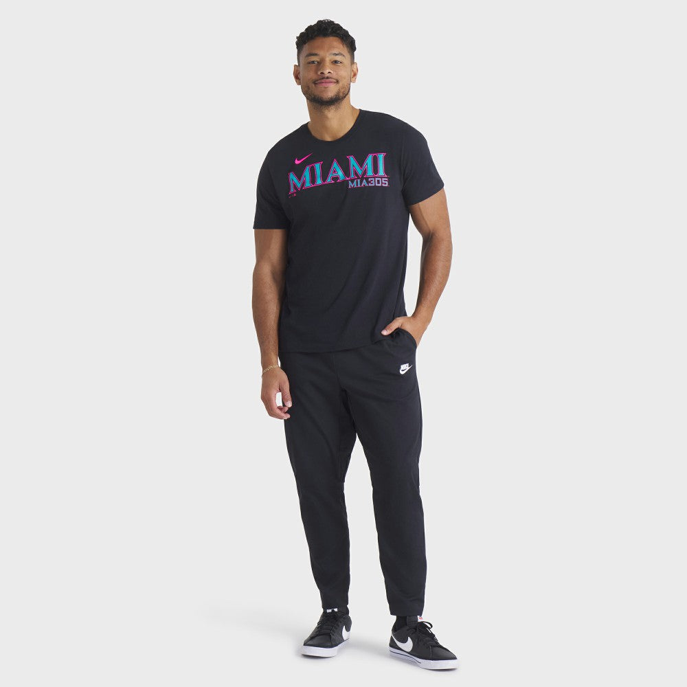 Miami Marlins Nike City Connect Wordmark T-Shirt Sale