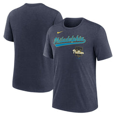 Philadelphia Phillies Nike City Connect Script Tri-Blend T-Shirt Sale