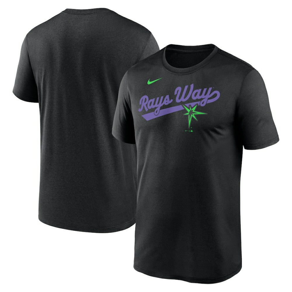 Tampa Bay Rays Nike City Connect Team Phrase Script Legend Performance T-Shirt for sale