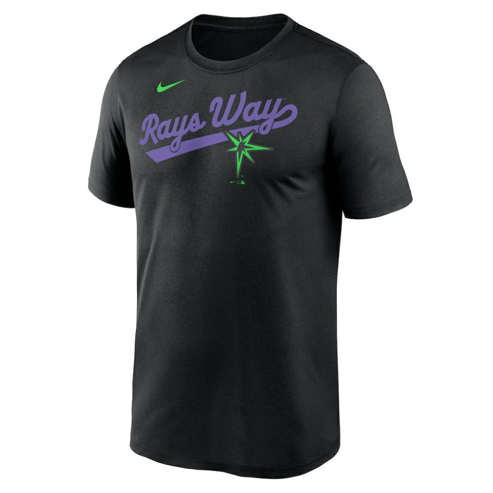 Tampa Bay Rays Nike City Connect Team Phrase Script Legend Performance T-Shirt for sale
