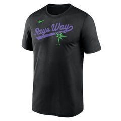 Tampa Bay Rays Nike City Connect Team Phrase Script Legend Performance T-Shirt for sale
