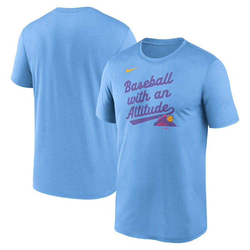 Colorado Rockies Nike 2025 City Connect Team Phrase Legend Performance T-Shirt Near Me