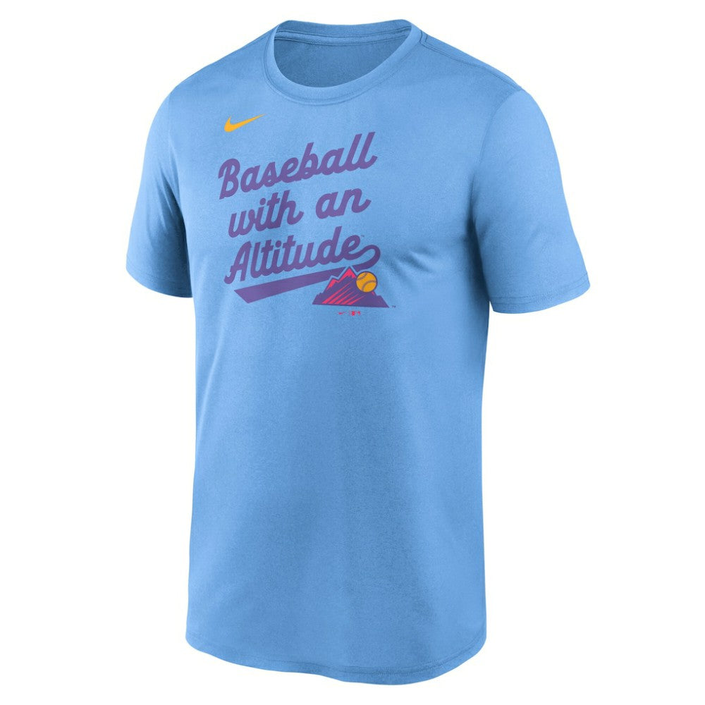 Colorado Rockies Nike 2025 City Connect Team Phrase Legend Performance T-Shirt Near Me