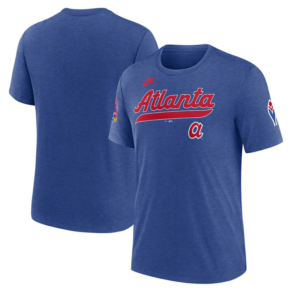 Atlanta Braves Nike Cooperstown Collection Eras Tri-Blend T-Shirt for sale