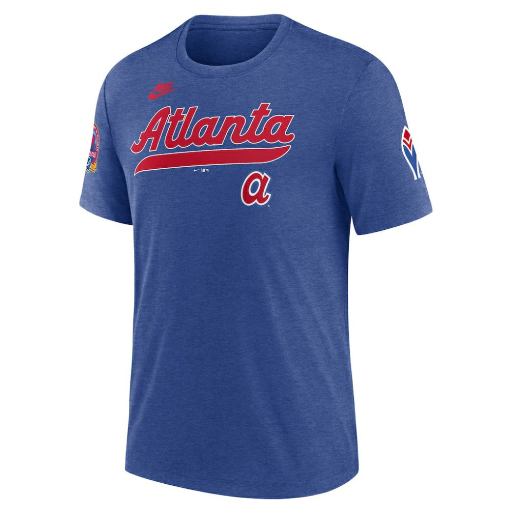 Atlanta Braves Nike Cooperstown Collection Eras Tri-Blend T-Shirt for sale