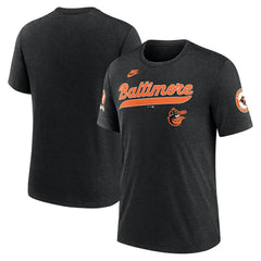 Baltimore Orioles Nike Cooperstown Collection Eras Tri-Blend T-Shirt Sale