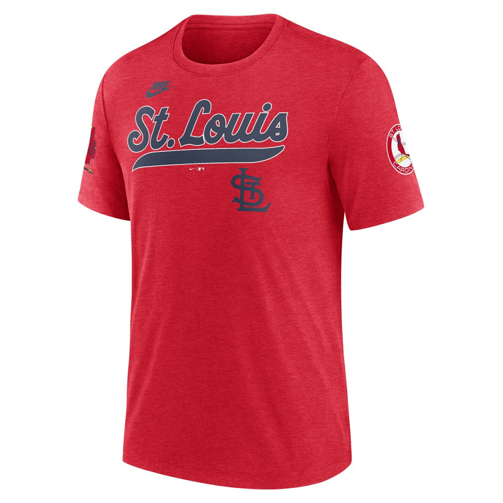 St. Louis Cardinals Nike Cooperstown Collection Eras Tri-Blend T-Shirt Near Me
