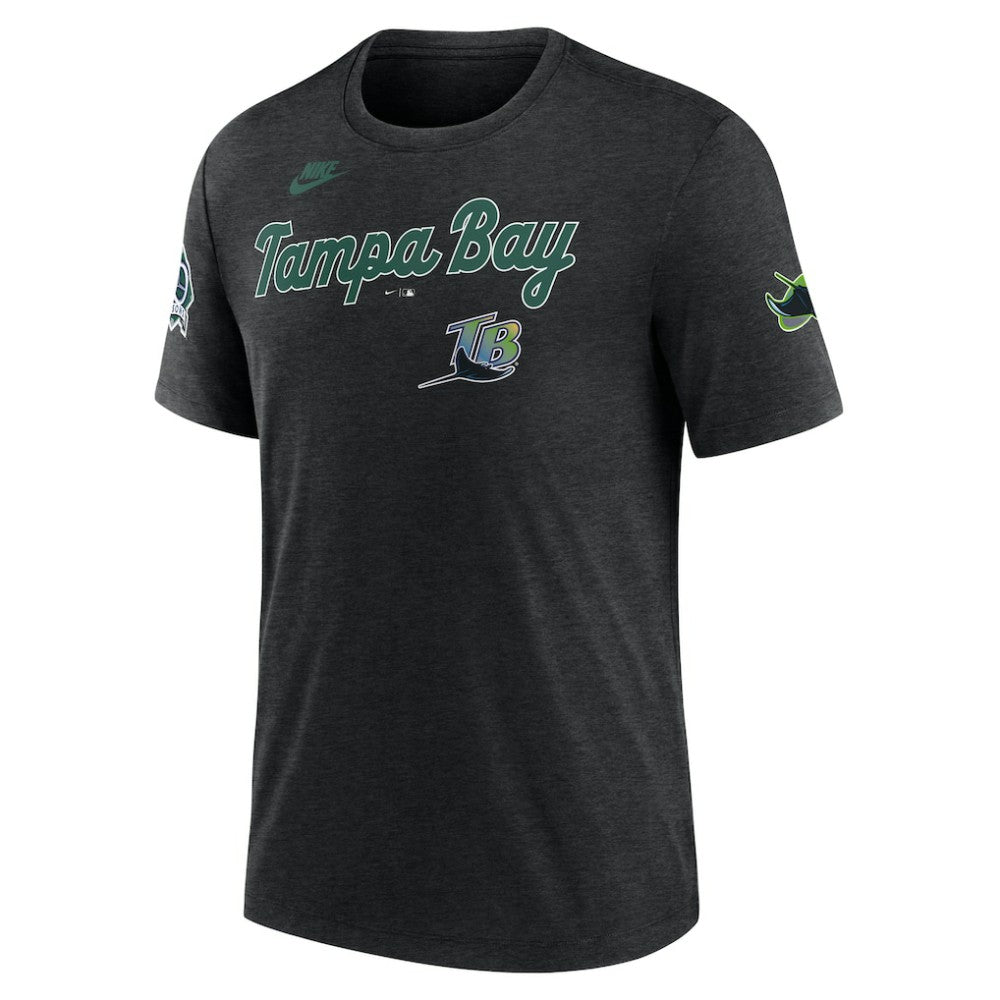 Tampa Bay Rays Nike Cooperstown Collection Eras Tri-Blend T-Shirt Online